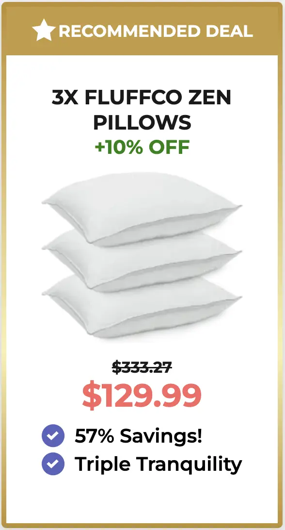 FluffCo Zen Sleep Pillow Package 2